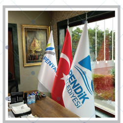 Firmalara özel baskılı makam bayrakları
