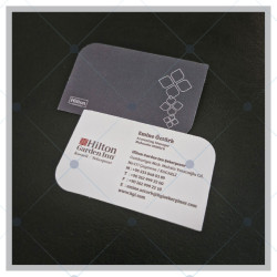 Sıvama özel kesim laklı kartvizit