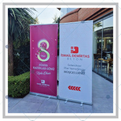 Özel baskılı roll-up banner